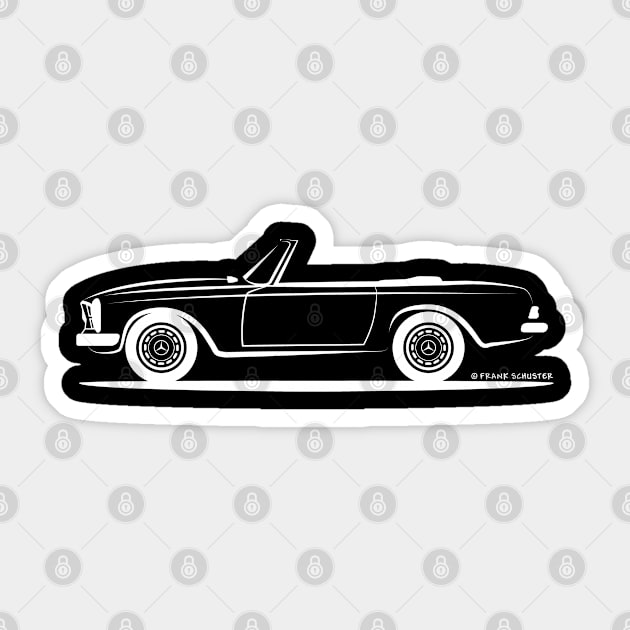Mercedes Benz Pagoda W113 Pagode Sticker by PauHanaDesign